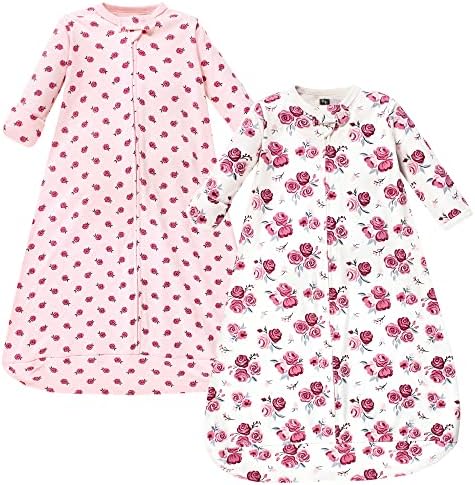 Hudson Baby Unisex Baby Cotton Long-Sleeve Wearable Sleeping Bag by HudsonBaby