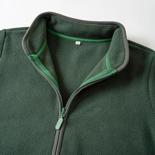Toddler Boys Girls Fleece Jacket Lightweight Fall Spring 2-12 Years - Image 7
