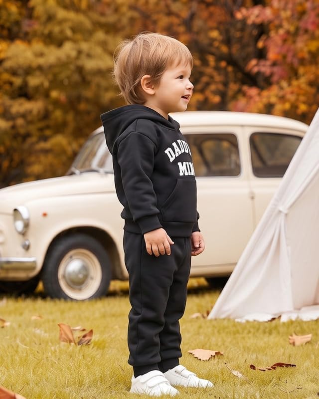 Toddler Baby Boy Fall Clothes Long Sleeve Hoodie Sweatshirts Pants Set Infant - Image 4