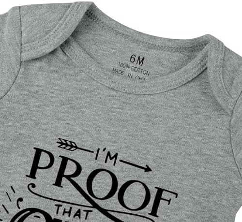 listery I'M Proof That God Answers Prayers Baby Bodysuit Baby Religious Infant - Image 2