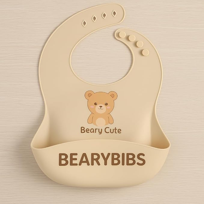 Premium Silicone Baby Bib, Waterproof Food Catcher, Soft and Adjustable - Image 3