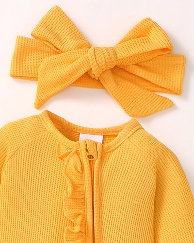 Mikrdoo Newborn Baby Girl Clothes Long Sleeve Romper - Image 5