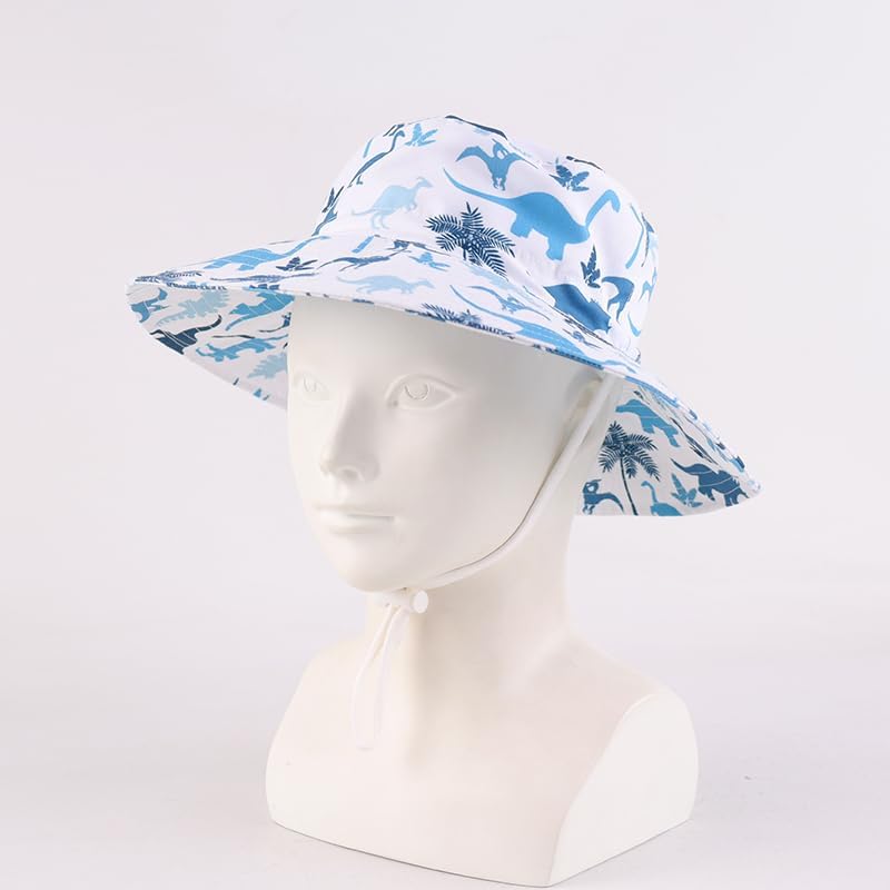 LANGZHEN Sun Protection Hat for Kids Toddler Boys Girls Wide Brim Summer - Image 3