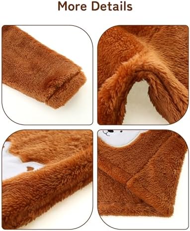 Unisex Baby Fleece Jacket Winter Sherpa Lined Hoodie - Image 4