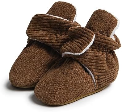 HsdsBebe Unisex Newborn Baby Cotton Booties Non-Slip Sole by HsdsBebe