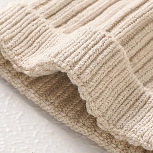 Neiwech Cotton Baby Beanie Hat Infant Newborn Toddler Winter Knitted Warm Skull - Image 6