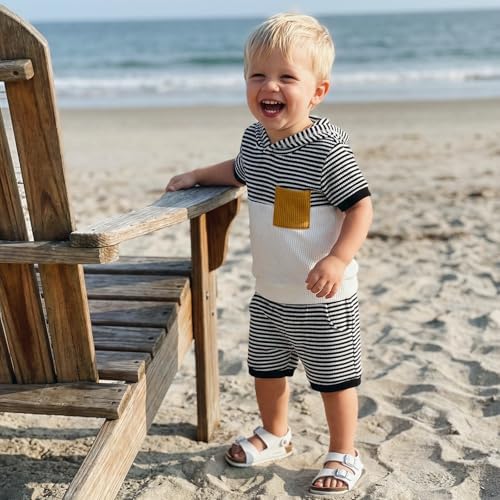 Toddler Baby Boy Hooded Dinosaur Summer Outfit Funny T-Shirt Shorts Set - Image 5