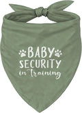 Baby Security in Training Dog Bandana, Dogs Pregnancy Announcement Bandana by Unknown