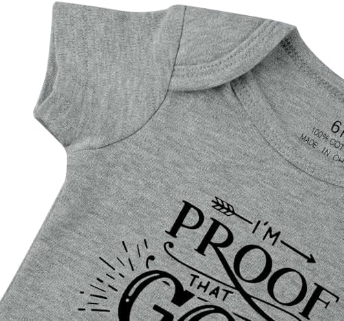 listery I'M Proof That God Answers Prayers Baby Bodysuit Baby Religious Infant - Image 3