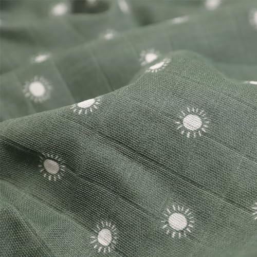 Little Unicorn 100% Certified Natural Organic Cotton Muslin Swaddle Blanket 2 - Image 3
