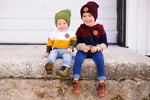 Infant Baby Boy Fall Winter Clothes Outfit Hooded Long Sweatshirt Pant Set - Image 3