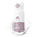 Portable Baby Bottle Warmer for Travel, Portable Milk Warmer with Fast Heating & Long Battery Life, Instant Breast Milk, Formula/Water Bottle with 12 Ounces Big Capacity, Baby Flask for Vehicle