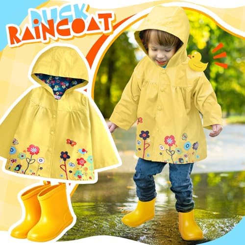 Twistover 2 Pcs Toddler Raincoat Boot Set - Image 6