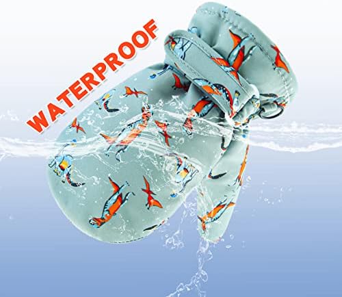 BAVST Toddler Waterproof Mittens Fleece Lined Baby Boys Girls Winter Warm Glove - Image 4