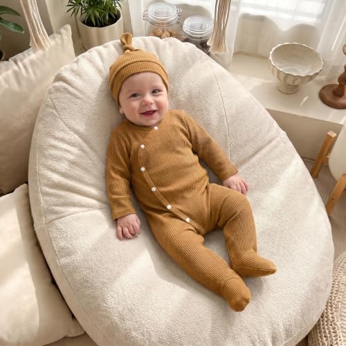 Kuriozud Newborn Baby Boy Going Home Outfit Kimono Romper - Image 2