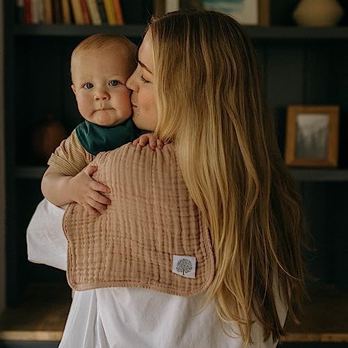 Parker Baby Co. Large 100% Cotton Muslin Burp Cloths, soft burping cloths - Image 4
