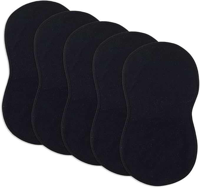 sleepyturtle Pack of 5, Baby Burp Cloths, Soft and Absorbent by sleepyturtle