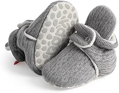 HsdsBebe Unisex Newborn Baby Cotton Booties Non-Slip Sole by HsdsBebe