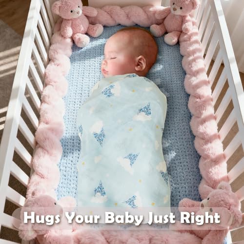 Muslin Baby Swaddle Blankets, Breathable 100% Rayon from Bamboo Receiving - Image 3