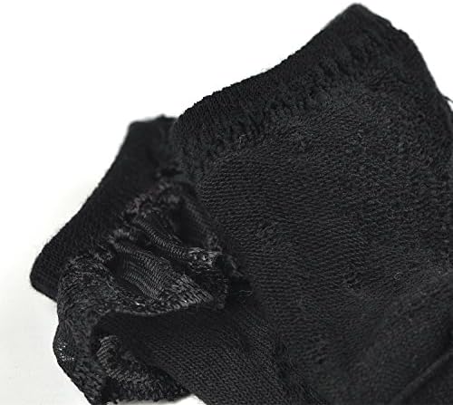 EPEIUS Baby Girl Ruffle Socks, Eyelet Frilly Lace Socks - Image 5