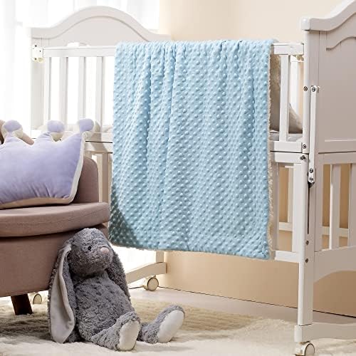 CREVENT Cozy Soft Warm Sherpa Baby Blanket - Image 3