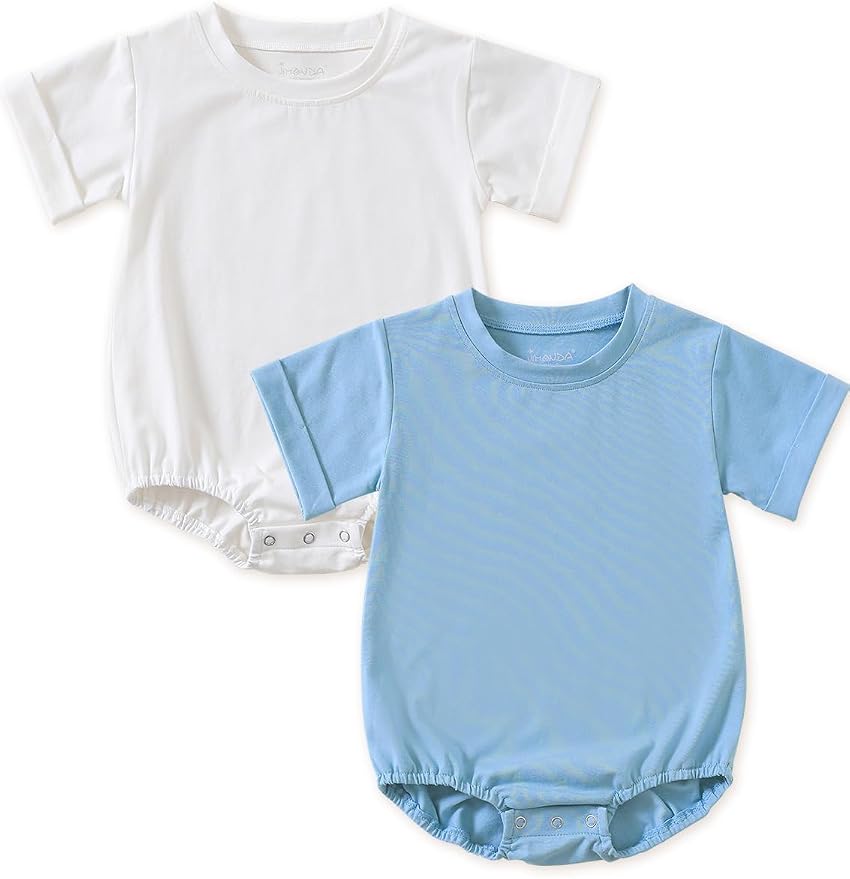 Jimonda Baby Bubble Rompers Boy Girl Cotton Shirt Clothes | Soft, breathable by JimondaBaby
