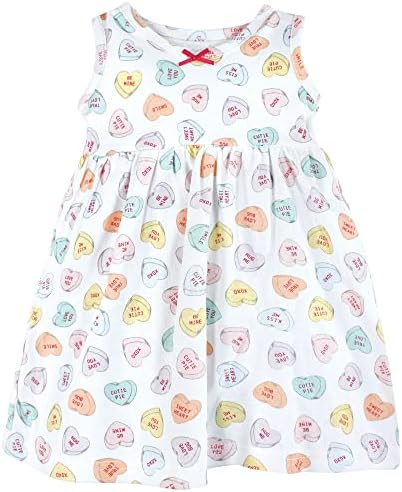 Hudson Baby Infant and Toddler Girls Cotton Dress and Cardigan Set - Image 4