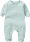Unisex Baby romper, Long Sleeve 100% Cotton Baby Clothes, Baby Footless Jumpsuit by Jomixa