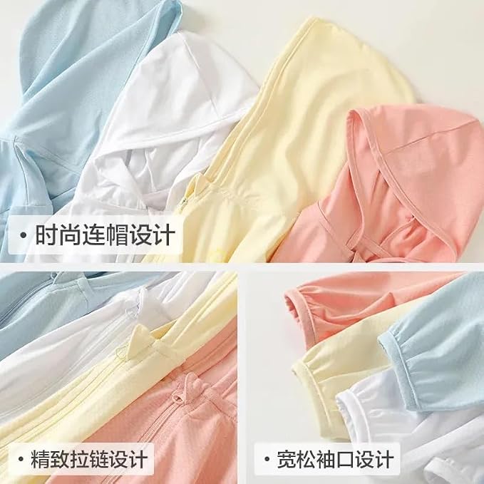 Baby Infant Toddler Lightweight and Breathable Sunscreen-Hoodie Summer Sun - Image 4