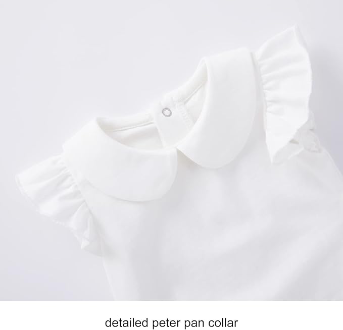 pureborn Baby Girls Boys Bodysuit One-Piece Romper 0-24 Months - Image 3