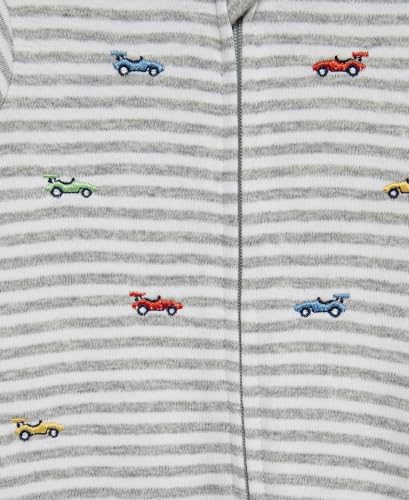 Little Me Baby Boy Clothes 2-Piece Baby Sleeper and Cap Set, 100% Cotton - Image 4