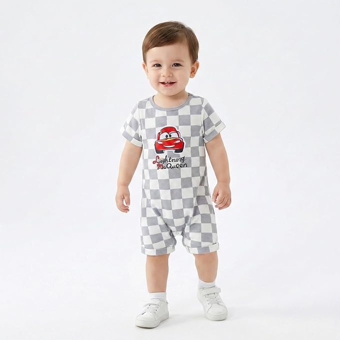 Disney Toy Story Cars Pooh Mickey Baby Boys Romper - Image 5
