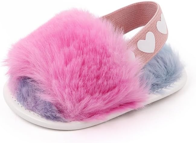 Baby Shoes Pink Leopard Baby Girl Slippers Non-Slip Soft Sole Toddler First - Image 6