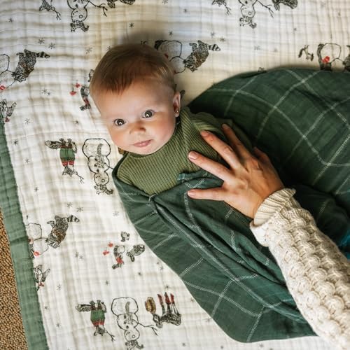 Little Unicorn Newborn Receiving Quilt | Ultra- Soft - Image 6