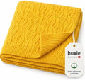 Receiving Blankets, 100% Organic Cotton Knit, Newborn Baby Swaddle | by huxie