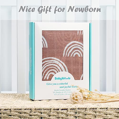 BabyWhale Muslin Swaddle Blanket - Image 2