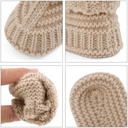 Newborn Knit Booties Soft Baby Sock Boots - Image 2