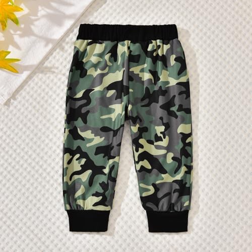 Aalizzwell Toddler Infant Baby Boys Hoodie Sweatshirt Pants Outfits Spring - Image 4