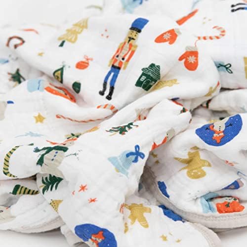 Little Unicorn Muslin Quilt Blanket | 100% Cotton Soft Multi-Layered Muslin - Image 3