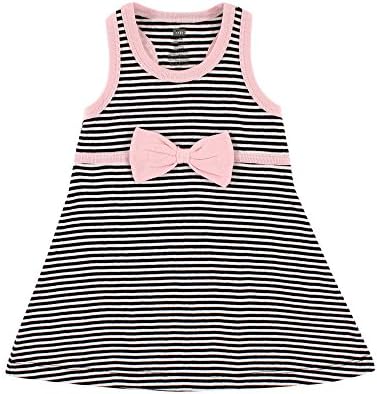 Hudson Baby Infant and Toddler Girls Cotton Dress and Cardigan Set - Image 2
