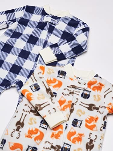 Hudson Baby Unisex Baby Fleece Sleep and Play - Image 3