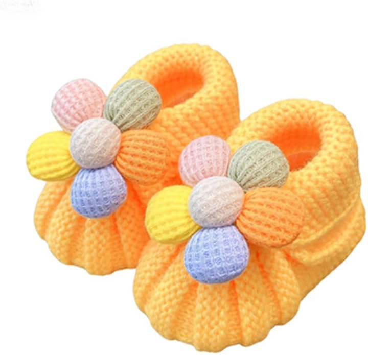 Newborn Shoes, Baby Girls Boys Hand Knit Booties, Photography Props, Photoshoot - Image 6