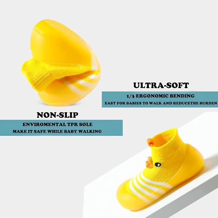 Baby Non Slip Socks Shoes Toddler Girls Boys First Walking Shoes Infant Indoor - Image 3