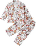 Kids Baby Girl Boy Satin Pajamas Set Button Down Sleep Shirt Top+Long Pants by SAYOO-Alljustforkids