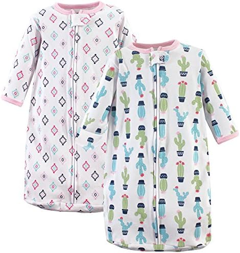 Hudson Baby Unisex Baby Cotton Long-Sleeve Wearable Sleeping Bag by HudsonBaby