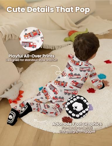 PATPAT Organic Cotton Baby Footie Pajamas - Image 6