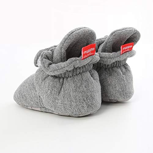HsdsBebe Unisex Newborn Baby Cotton Booties Non-Slip Sole - Image 5