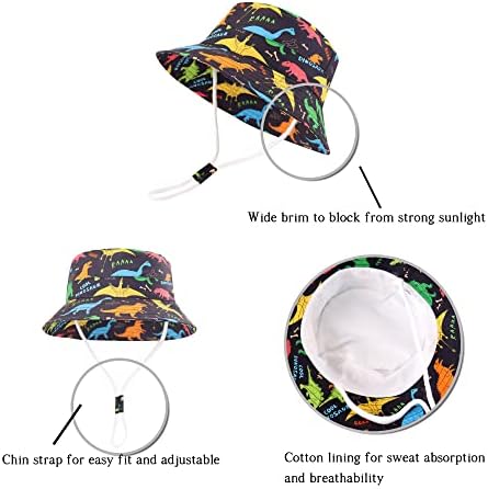 LANGZHEN Sun Protection Hat for Kids Toddler Boys Girls Wide Brim Summer - Image 7