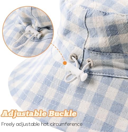 Bamery Baby Toddler Girls Bucket Hat Newborn Sun Hats - Image 5