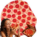SeaRoomy 71 in Pizza Blanket, Novelty Funny Food Throw Blanket by SeaRoomy